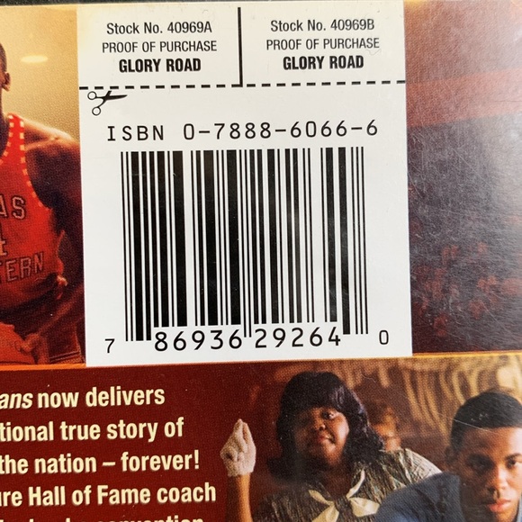 Disney Glory Road DVD with Bonus Features, Rated PG - Picture 5 of 7